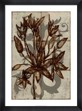 Framed Rustic Allium Print