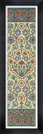 Framed Panel Arabesque I Print