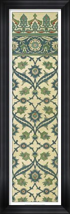 Framed Panel Arabesque IV Print