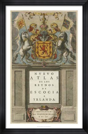 Framed Nuevo Atlas Print