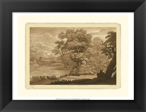 Framed Pastoral Landscape II Print