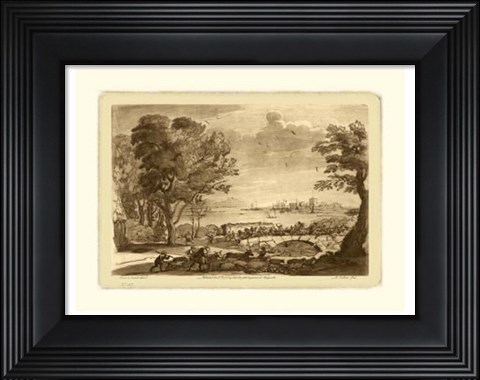 Framed Pastoral Landscape V Print