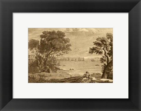 Framed Pastoral Landscape VI Print
