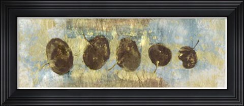 Framed Leaf Banner IV Print