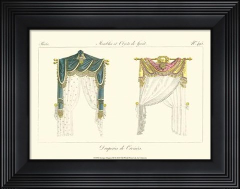 Framed Antique Drapery III Print