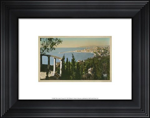 Framed Cote d&#39;Azur II Print