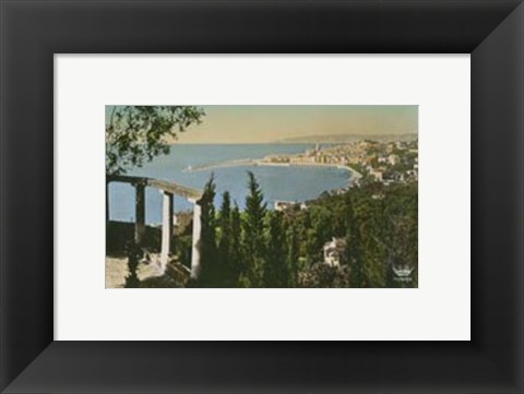 Framed Cote d&#39;Azur II Print