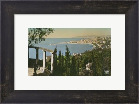 Framed Cote d&#39;Azur II Print