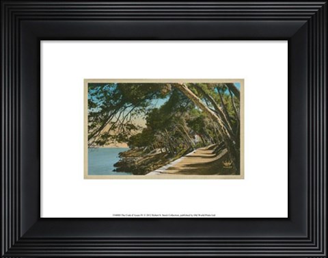 Framed Cote d&#39;Azur IV Print