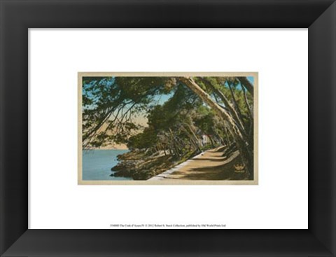 Framed Cote d&#39;Azur IV Print