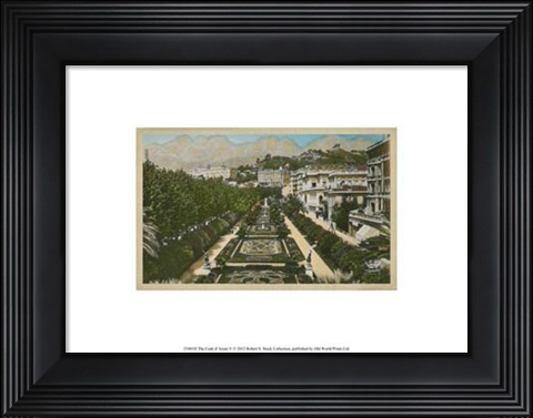Framed Cote d&#39;Azur V Print