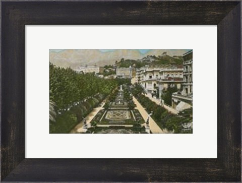 Framed Cote d&#39;Azur V Print