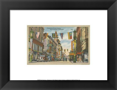 Framed San Francisco- Chinatown Print