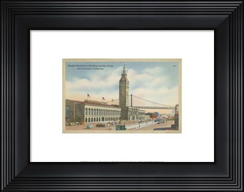 Framed San Francisco- Market Street Print