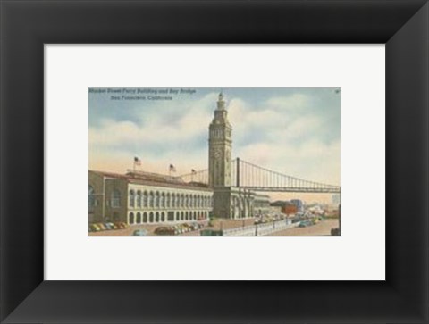 Framed San Francisco- Market Street Print