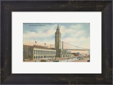 Framed San Francisco- Market Street Print