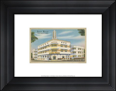 Framed Miami Beach I Print