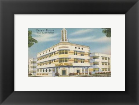 Framed Miami Beach I Print