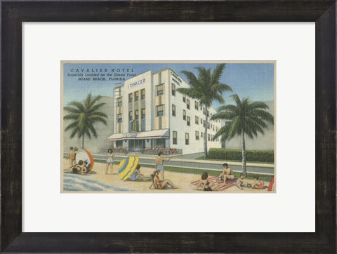 Framed Miami Beach II Print