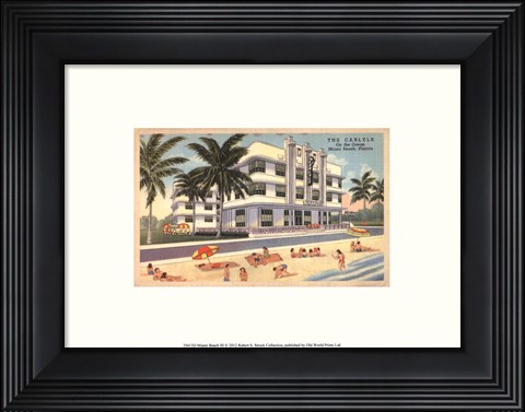 Framed Miami Beach III Print
