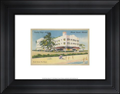 Framed Miami Beach IV Print