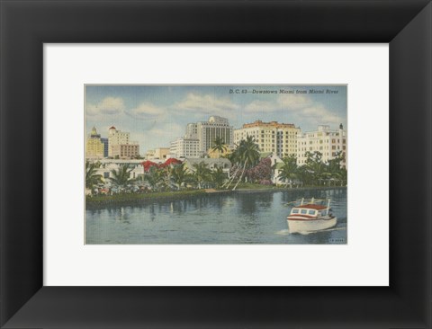 Framed Miami Beach VIII Print