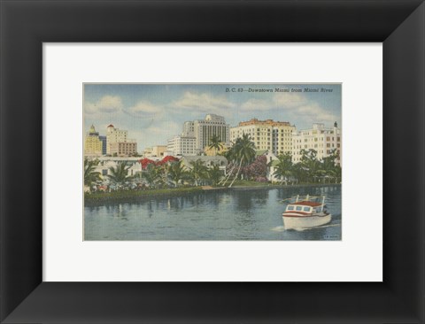 Framed Miami Beach VIII Print