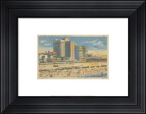 Framed Atlantic City, NJ- V Print