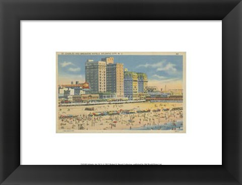 Framed Atlantic City, NJ- V Print