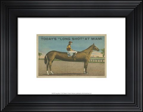 Framed &#39;Long Shot&#39; Print