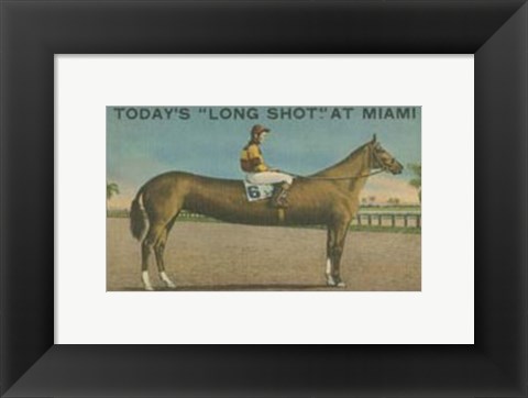 Framed &#39;Long Shot&#39; Print