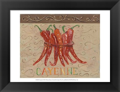 Framed Cayenne Print