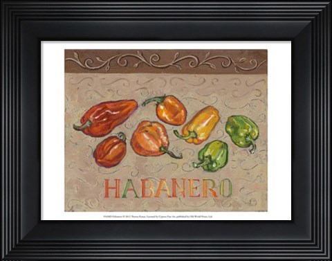 Framed Habanero Print