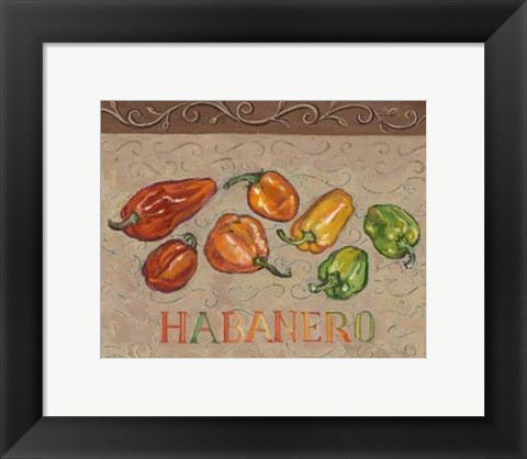 Framed Habanero Print
