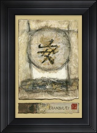 Framed Mini-Chinese Series-Tranquility II Print