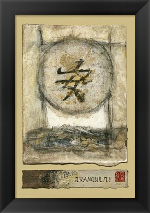 Framed Mini-Chinese Series-Tranquility II Print