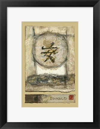 Framed Mini-Chinese Series-Tranquility II Print