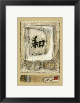 Framed Mini-Chinese Series-Harmony III Print