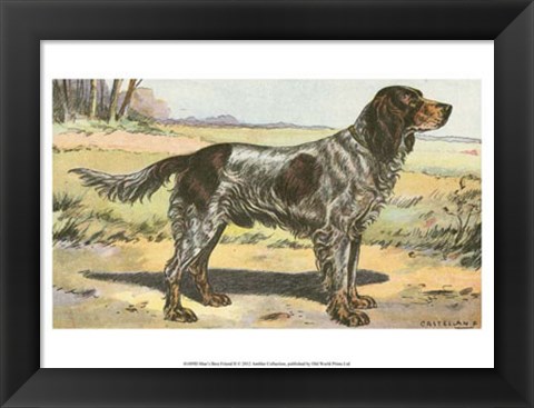 Framed Man&#39;s Best Friend II Print