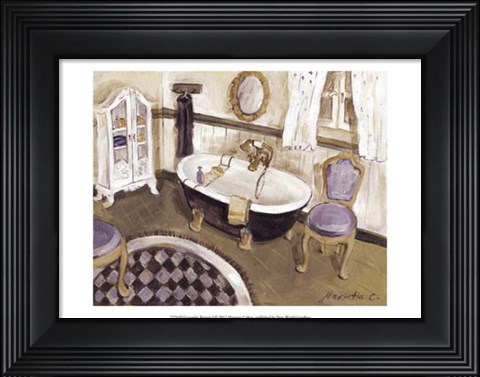 Framed Lavender Retreat I Print