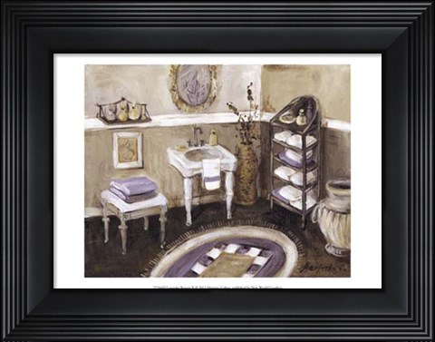 Framed Lavender Retreat II Print
