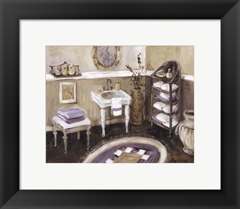 Framed Lavender Retreat II Print