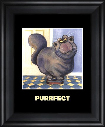 Framed Purrfect Print