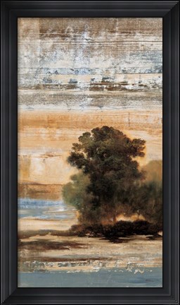 Framed Green Trees II Print