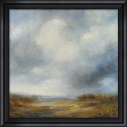 Framed Blue Light Print