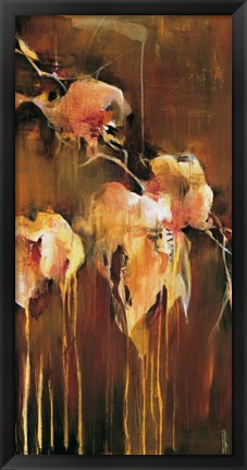 Framed Green Diptych I Print