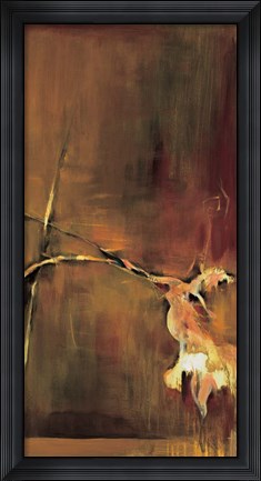 Framed Green Diptych II Print