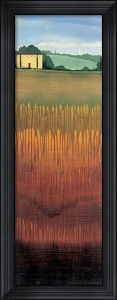 Framed Tuscan Fields I Print