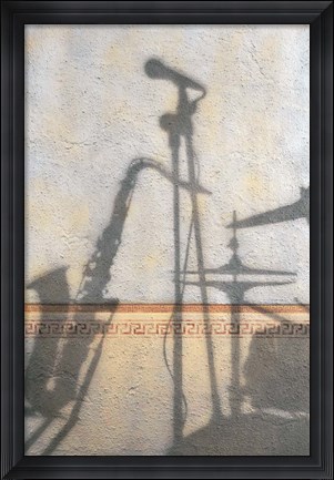 Framed Jazz Instruments Print
