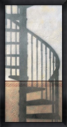 Framed Spiral Staircase Print